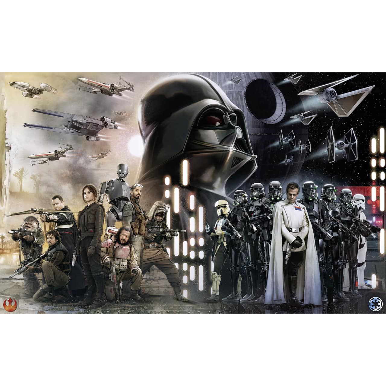 Wars Star Collage - - Komar Disney Kindertapete Fototapete