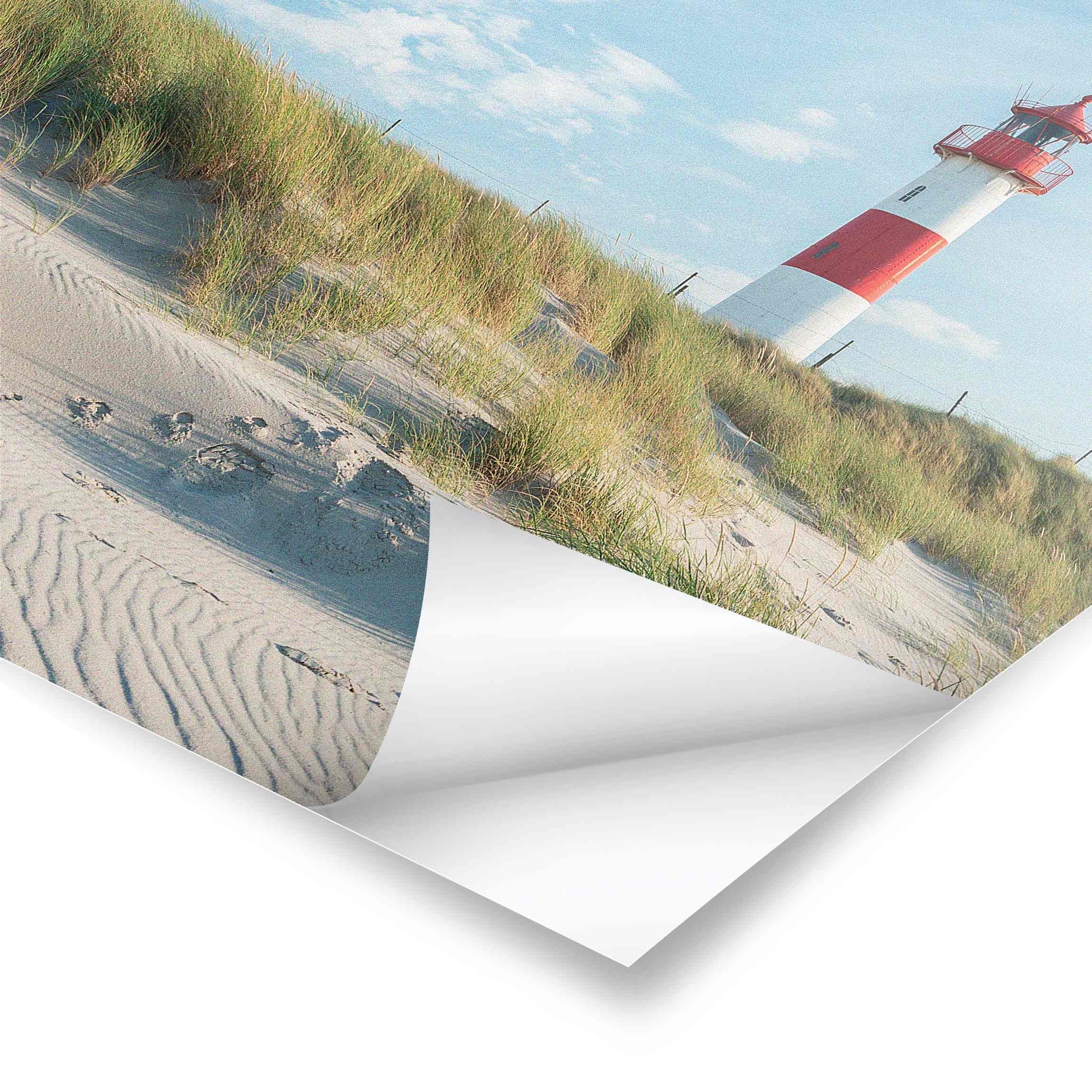 Leuchtturm an der Nordsee 4:3 im bei Poster bestellen WALLART | Poster Querformat