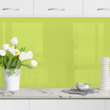 Küchenrückwand - Frühlingsgrün