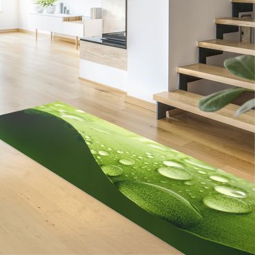 Vinyl-Teppich - Drops of Nature - Panorama Quer