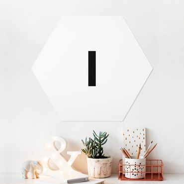 Hexagon Bild Forex - Buchstabe Weiß I
