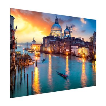 Magnettafel - Sunset in Venice - Querfromat 4:3