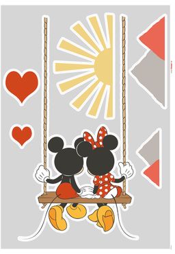 Wandtattoo - Mickey Swing