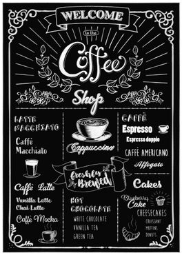 Wandtattoo - Coffeeshop