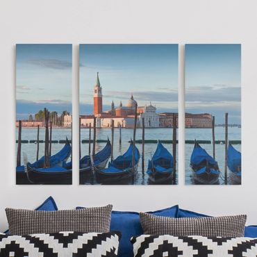 Leinwandbild 3-teilig - San Giorgio in Venedig - Triptychon