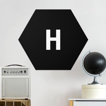 Hexagon Bild Forex - Buchstabe Schwarz H