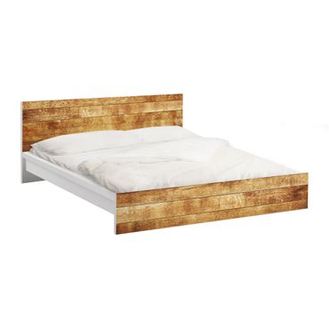 Möbelfolie für IKEA Malm Bett niedrig 140x200cm - Klebefolie Nordic Woodwall