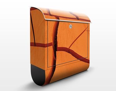 Design Briefkasten African Land - Briefkasten Orange