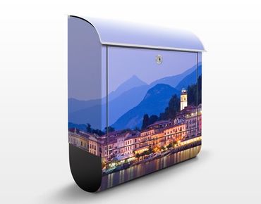 Briefkasten mit Zeitungsfach - Bellagio am Comer See - Wandbriefkasten