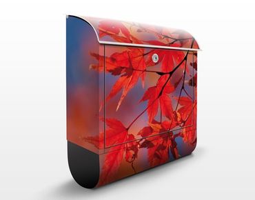 Wandbriefkasten - Red Maple - Briefkasten Rot