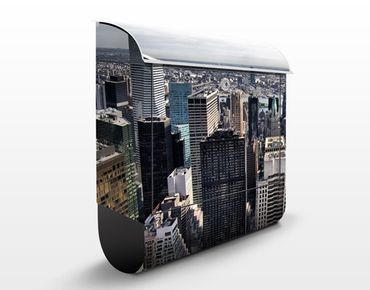Briefkasten mit Zeitungsfach - Mitten in New York - Wandbriefkasten