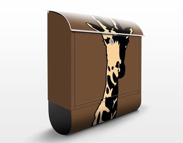 Briefkasten mit Zeitungsfach - No.TA1 Giraffe - Briefkasten mit Tiermotiv