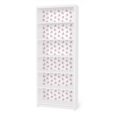 Möbelfolie für IKEA Billy Regal - Klebefolie Englische Teerosen