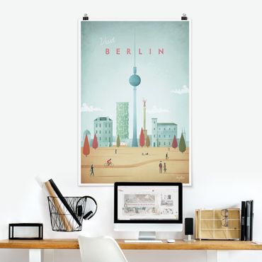 Poster - Reiseposter - Berlin - Hochformat 3:2