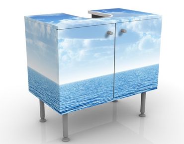 Waschbeckenunterschrank - Shining Ocean - Maritim Badschrank Blau