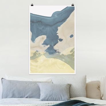 Poster - Ozean und Wüste II - Hochformat 3:2
