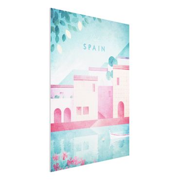 Forex Fine Art Print - Reiseposter - Spanien - Hochformat 4:3