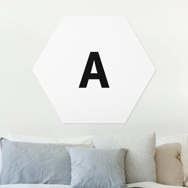 Hexagon Bild Forex - Buchstabe Weiß A