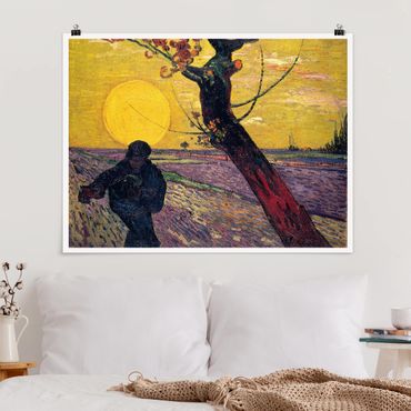 Poster - Vincent van Gogh - Sämann - Querformat 3:4