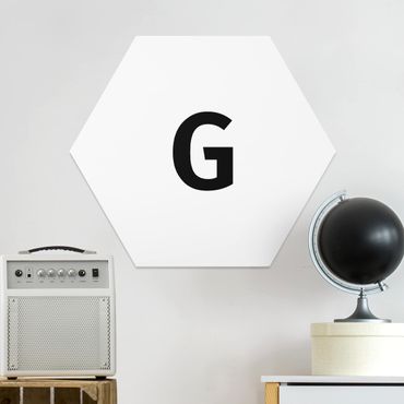Hexagon Bild Forex - Buchstabe Weiß G