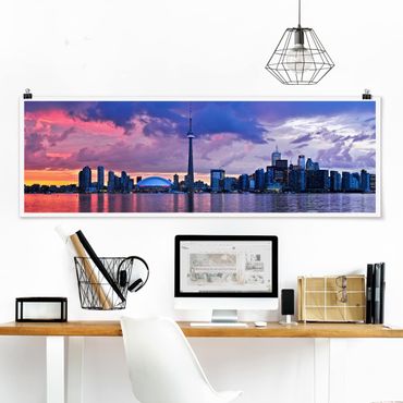 Poster - Fascinating Toronto - Panorama Querformat
