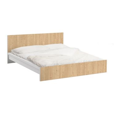 Möbelfolie für IKEA Malm Bett niedrig 180x200cm - Klebefolie Apfelbirke
