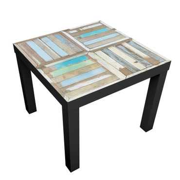 Möbelfolie für IKEA Lack - Klebefolie Rustic Timber
