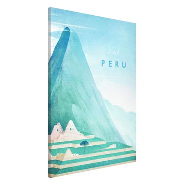 Magnettafel - Reiseposter - Peru - Memoboard Hochformat 3:2