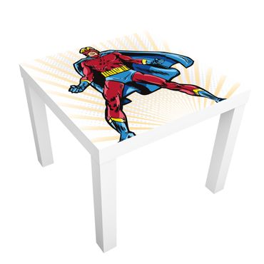 Möbelfolie für IKEA Lack - Klebefolie Superheld