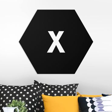 Hexagon Bild Forex - Buchstabe Schwarz X