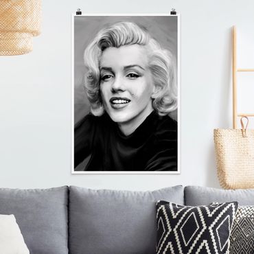 Poster - Marilyn privat - Hochformat 3:2
