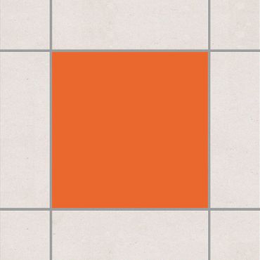 Fliesenaufkleber - Colour Orange