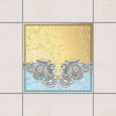 Fliesenaufkleber - Stamp Pattern