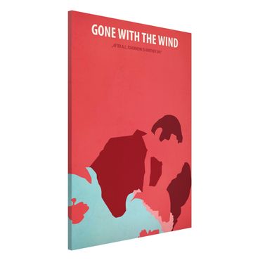 Magnettafel - Filmposter Gone with the wind - Memoboard Hochformat 3:2