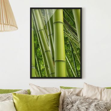 Bild mit Rahmen - Bamboo Trees No.2 - Hochformat 3:4