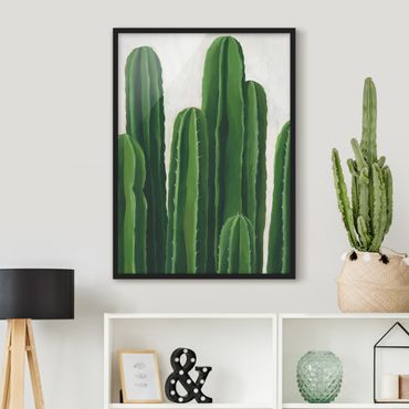 Bild mit Rahmen - Lieblingspflanzen - Kaktus - Hochformat 4:3