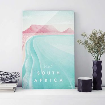 Glasbild - Reiseposter - Südafrika - Hochformat 3:2