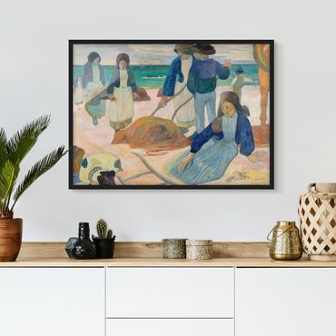 Bild mit Rahmen - Paul Gauguin - Tangsammlerinnen - Querformat 3:4