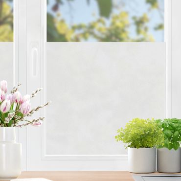 Fensterfolie - Sichtschutzfolie statisch haftend - Milchglasfolie