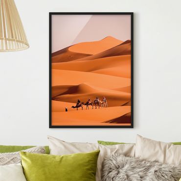Bild mit Rahmen - Namib Desert - Hochformat 3:4