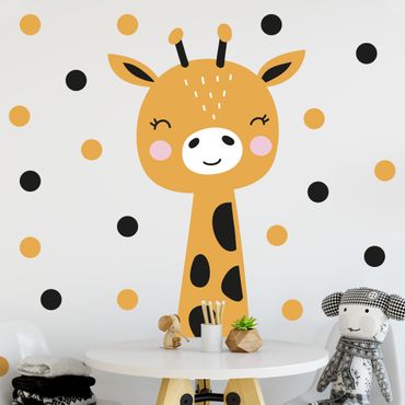 Wandtattoo - Baby Giraffe