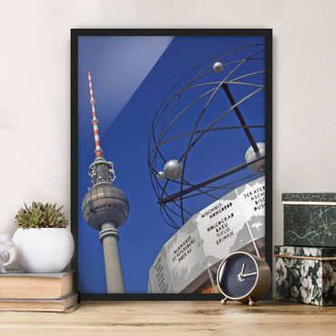 Bild mit Rahmen - Berlin Alexanderplatz - Hochformat 3:4