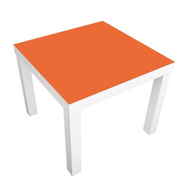 Möbelfolie für IKEA Lack - Klebefolie Colour Orange