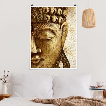 Poster - Vintage Buddha - Hochformat 3:4