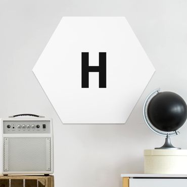 Hexagon Bild Forex - Buchstabe Weiß H