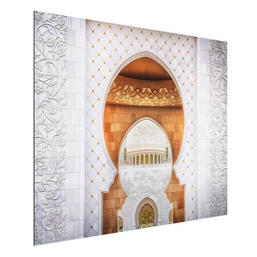 Alu-Dibond Bild - Tor der Moschee