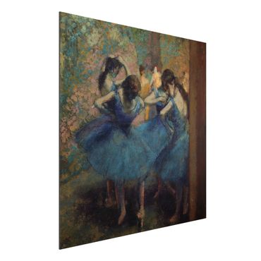 Alu-Dibond Bild - Edgar Degas - Die blauen Tänzerinnen