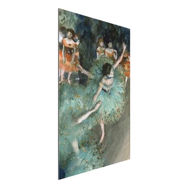 Alu-Dibond Bild - Edgar Degas - Tänzerinnen in Grün