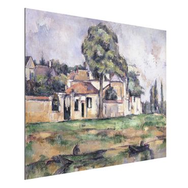 Alu-Dibond Bild - Paul Cézanne - Am Ufer der Marne