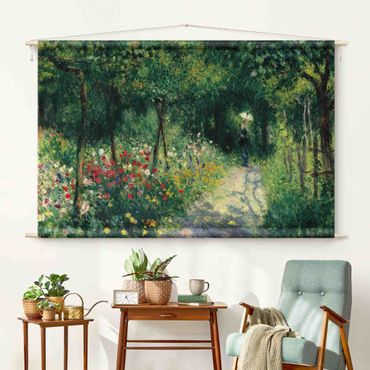 Wandteppich - Auguste Renoir - Frauen im Garten - Hochformat 3:2
